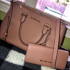 🍂🍁RARE MICHAEL KORS DUSTY ROSE BUNDLE🍁🍂